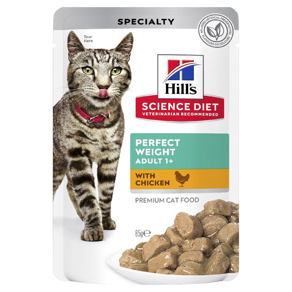 HILLS SCIENCE DIET SACHET ADULT PERFECT WEIGHT 85G