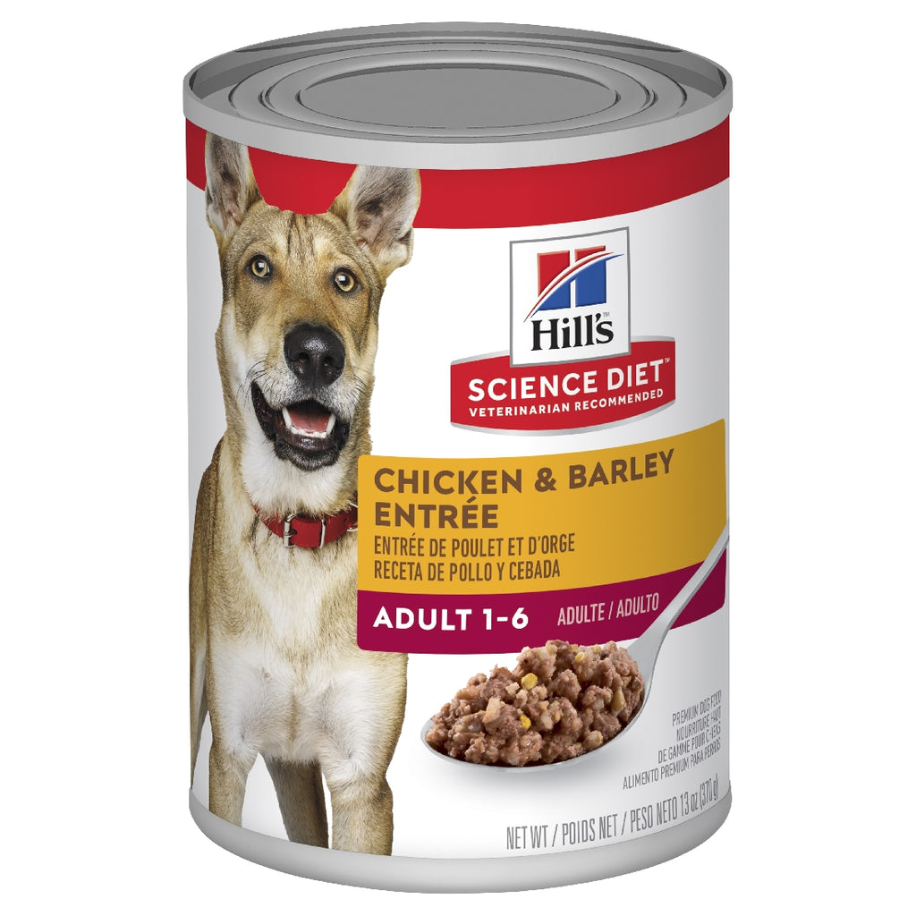 HILLS DOG CAN CHICKEN AND BARLEY ENTREE 370G