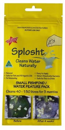 SPLOSHT WATER CLEANER SMALL FISH POND / WATER FEATURE PACK 