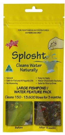 SPLOSHT WATER CLEANER LARGE FISH POND / WATER FEATURE PACK