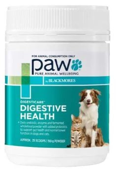 PAW DIGESTICARE FOR DOGS AND CATS 150G NEW