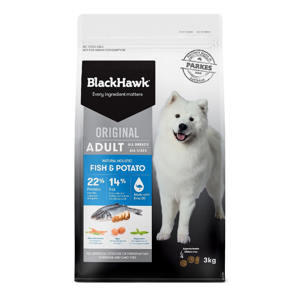 BLACK HAWK DOG FISH AND POTATO [WGT:3KG]