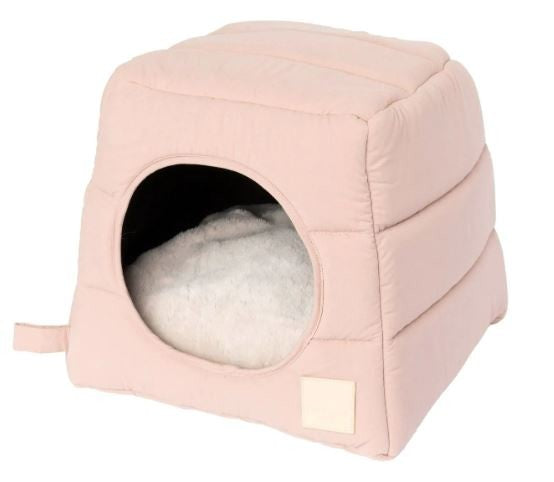 FUZZYARD LIFE CAT CUBBY BED [CLR:Soft Blush Pink]