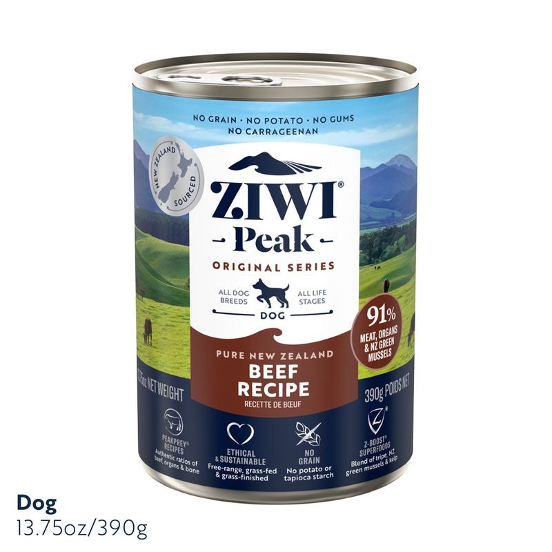 ZIWI PEAK DOG CAN BEEF [WGT:390g]