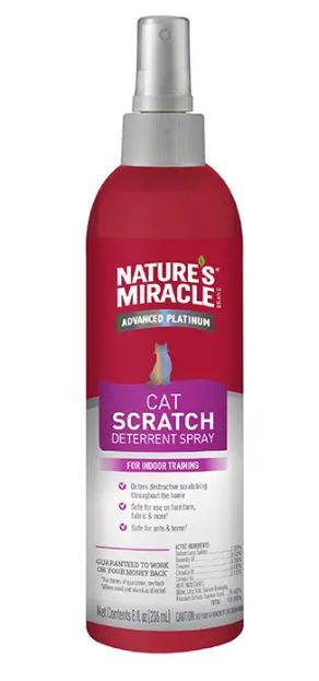 NATURES MIRACLE ADVANCED CAT SCRATCH DETERRENT SPRAY 236ML