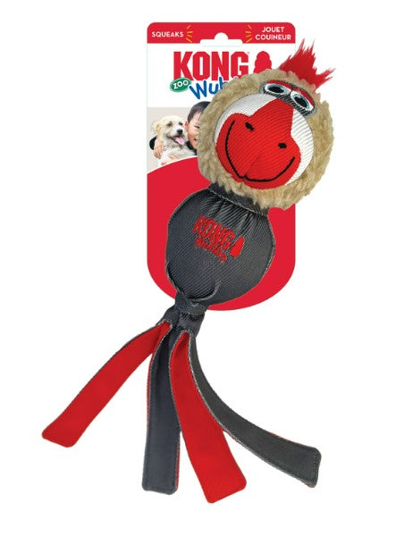 KONG WUBBA ZOO MANDRILL LARGE DOG TOY