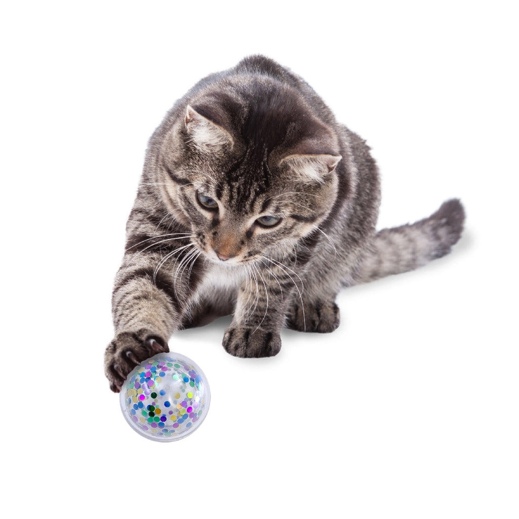 KONG ACTIVE CONFETTI BALL CAT TOY