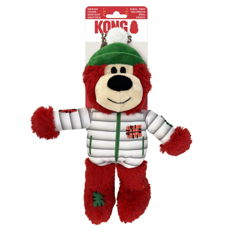 XMAS DOG TOY KONG WILD KNOT BEAR 2023 [SZ:MED/LGE]