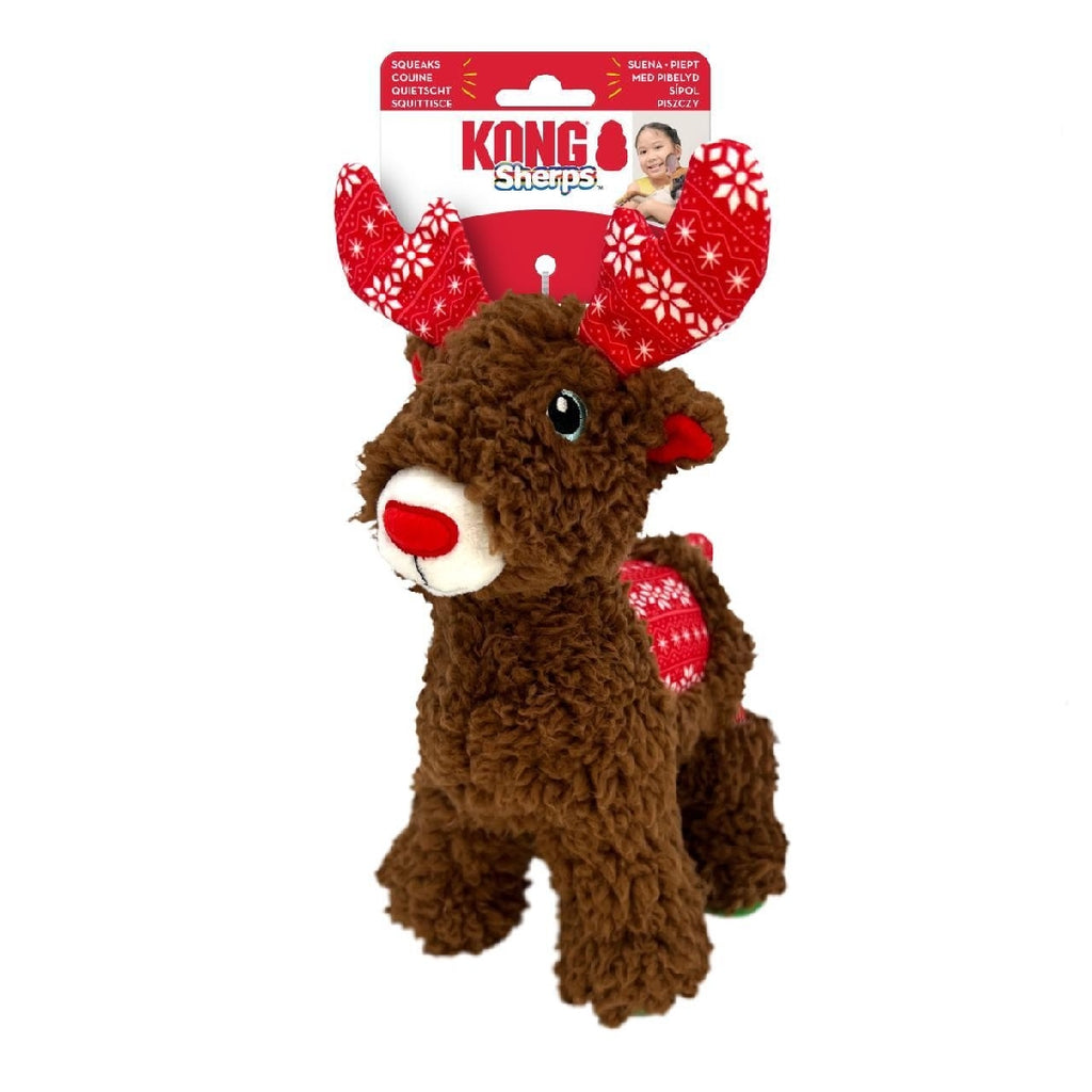 KONG XMAS HOLIDAY SHERPS REINDEER MED 2024