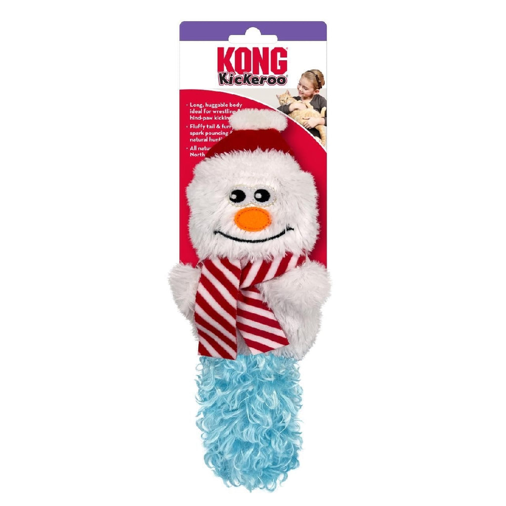 KONG XMAS HOLIDAY KICKEROO CHARACTER ASSORTED CAT TOY 2024