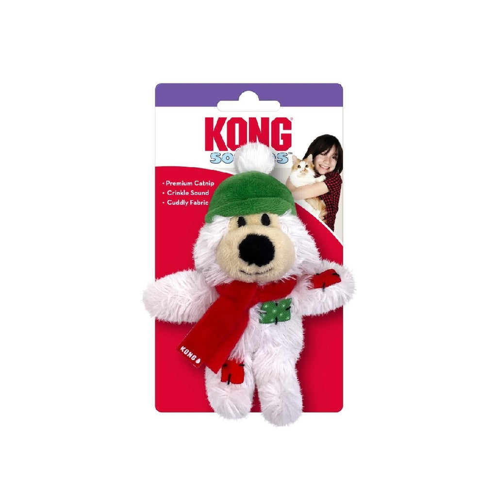 KONG XMAS HOLIDAY SOFTIES BEAR ASSORTED 2024