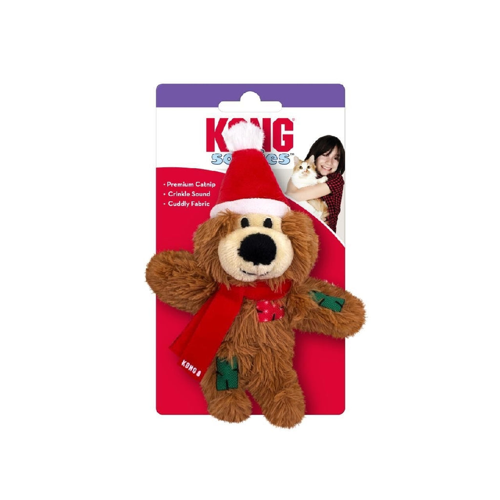 KONG XMAS HOLIDAY SOFTIES BEAR ASSORTED 2024