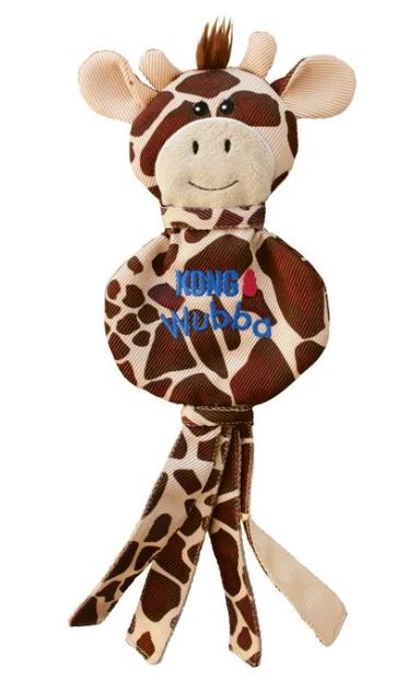 DOG TOY KONG WUBBA NO STUFF GIRAFFE LGE