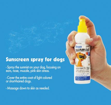 PETKIN DOGGY SUNMIST SUNSCREEN 120ML