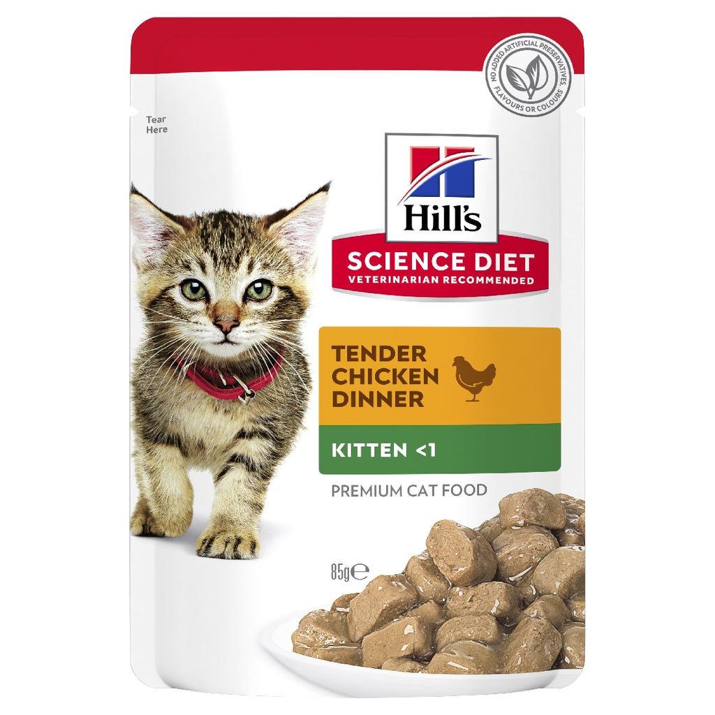 HILLS SCIENCE DIET SACHET KITTEN CHICKEN 85G