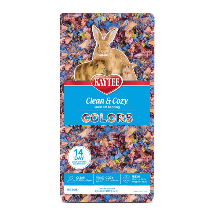 KAYTEE CLEAN AND COZY EXTREME ODOUR SMALL ANIMAL BEDDING KALEIDOSCOPE [SZ:24.6L]