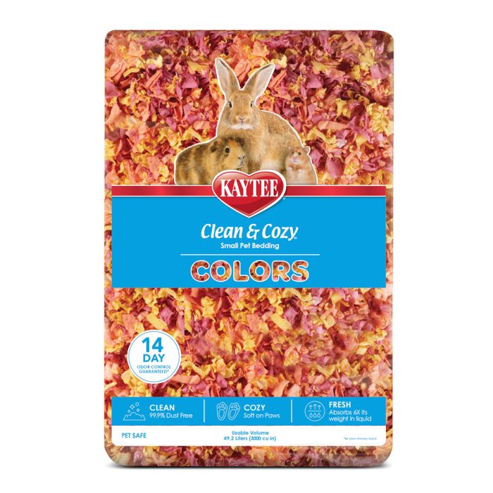 KAYTEE CLEAN AND COZY EXTREME ODOUR SMALL ANIMAL BEDDING SUNSET [SZ:49.2L]