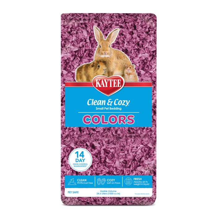 KAYTEE CLEAN AND COZY EXTREME ODOUR SMALL ANIMAL BEDDING PLUM [SZ:24.6L]