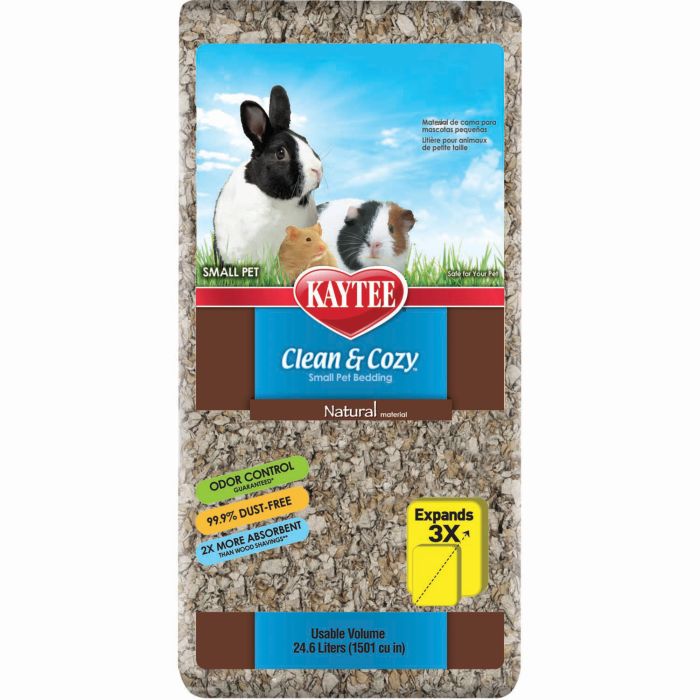 KAYTEE CLEAN AND COZY SMALL ANIMAL BEDDING NATURAL [SZ:24.6L]