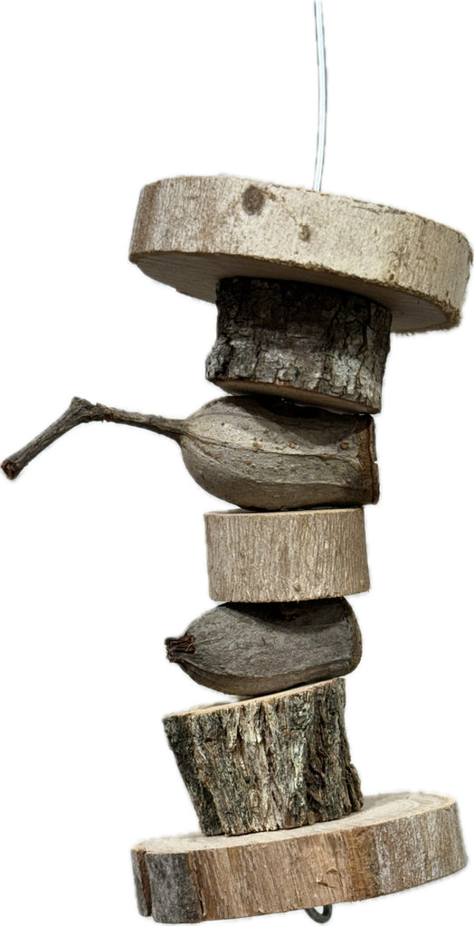 BIRD NERD NATURAL TOWER BIRD TOY BUDGIE