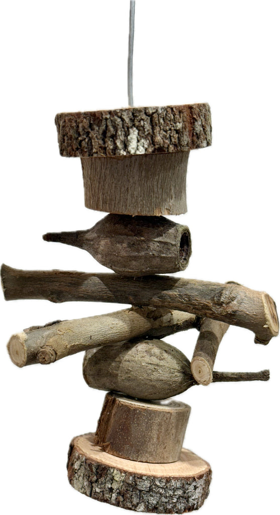 BIRD NERD NATURAL STACK BIRD TOY BUDGIE