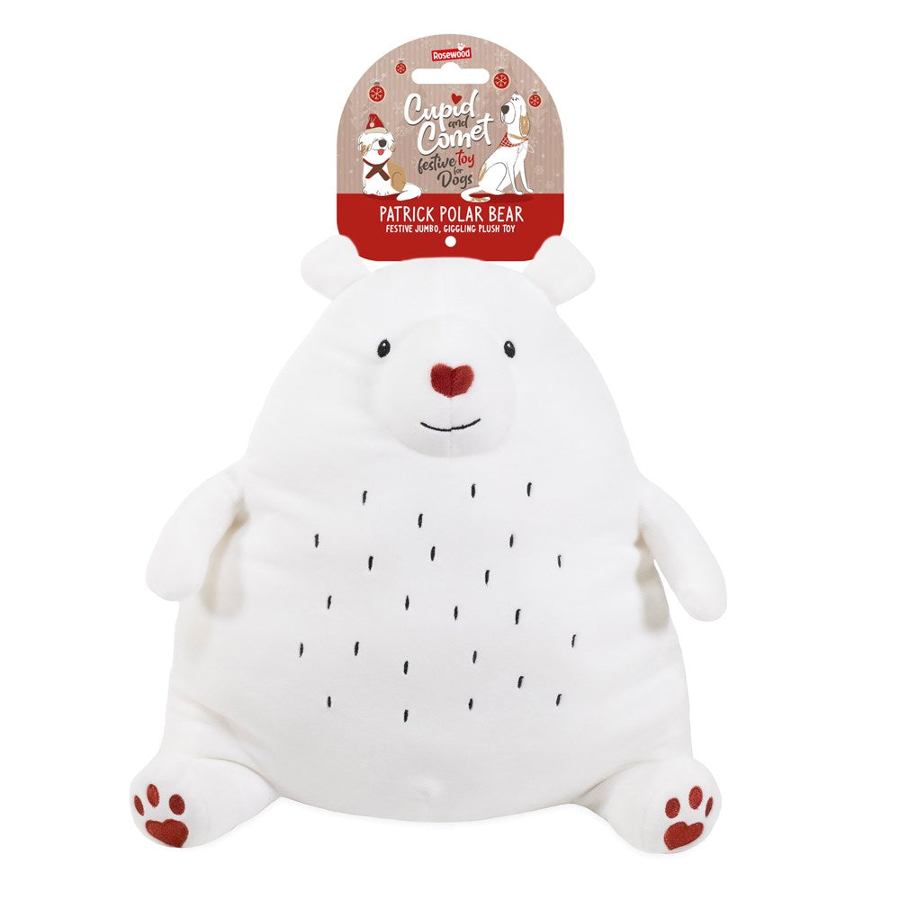 CUPID AND COMET XMAS FESTIVE PATRICK POLAR BEAR DOG TOY