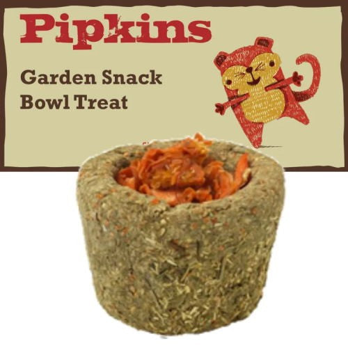 PIPKINS GARDENS SNACKS CARROT SMALL ANIMAL TREAT 140G