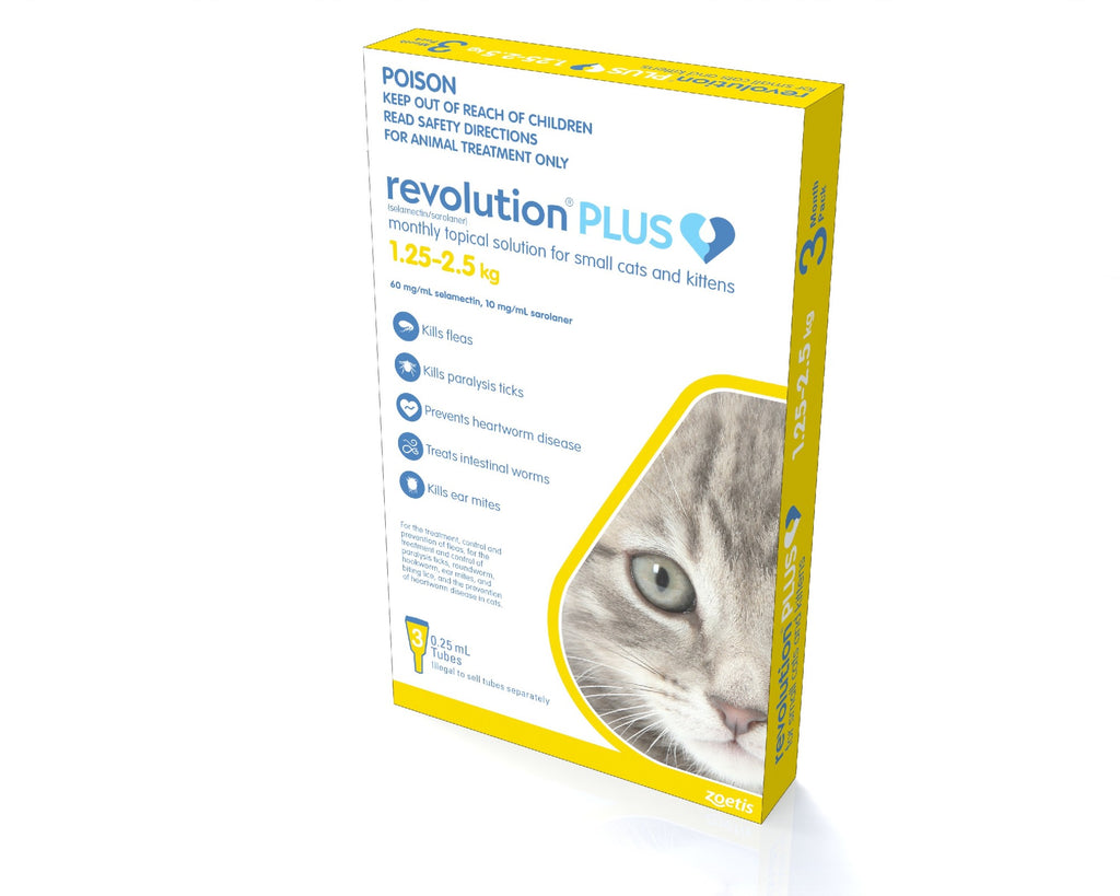 REVOLUTION PLUS CAT 1.25-2.5KG YELLOW 3PK