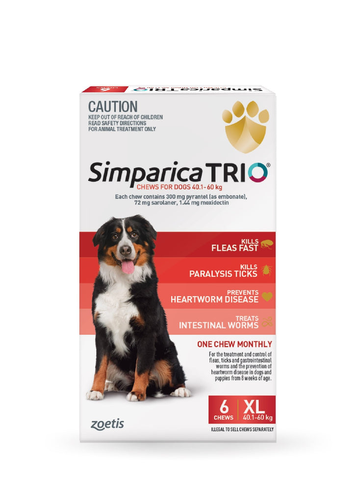 SIMPARICA TRIO 40.1-60KG (RED) [PKS:6]