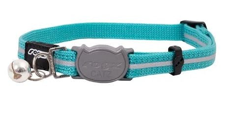 ROGZ CAT COLLAR ALLEYCAT TEAL [SZ:SML]