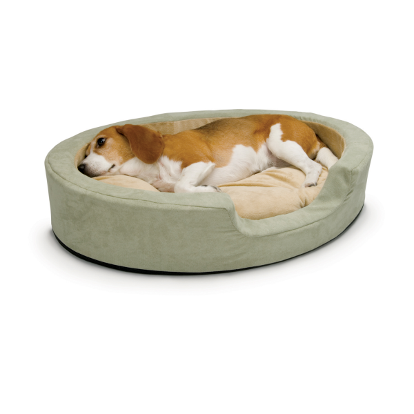 K & H THERMO SNUGGLER HEATED DOG BED SAGE