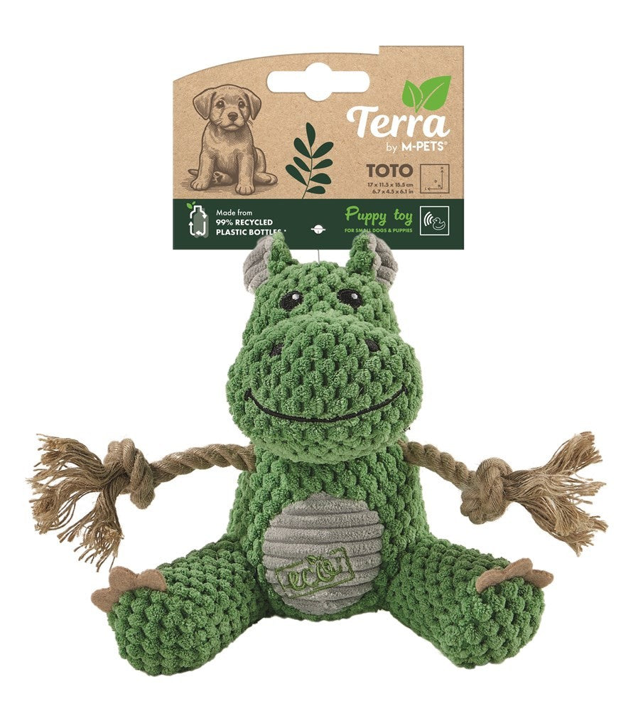 M-PETS TERRA ECO PUPPY TOY - TOTO