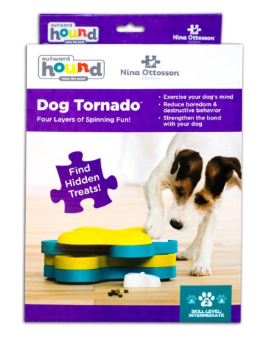 NINA OTTOSSON TORNADO INTERACTIVE PUZZLE DOG TOY BLUE - LEVEL 2
