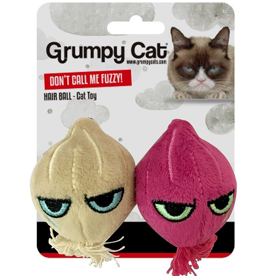 GRUMPY CAT ONION BALL 2PK CAT TOY