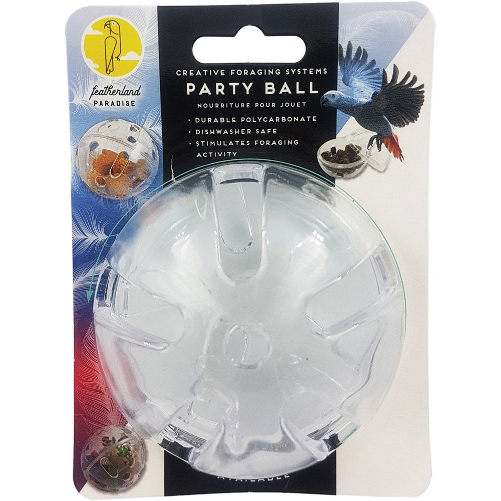 FEATHERLAND PARADISE FORAGING PARTY BALL BIRD TOY