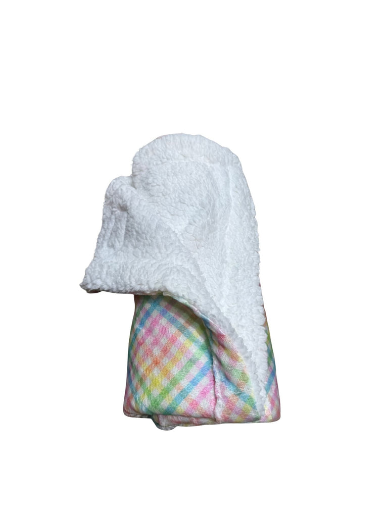 LOTTIE AND LOTUS BLANKET [CLR:RAINBOW GINGHAM]