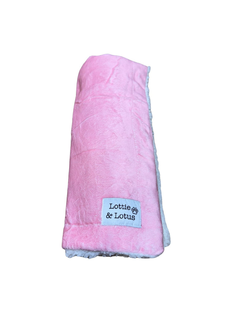 LOTTIE AND LOTUS BLANKET [CLR:FAIRY TAIL PINK]