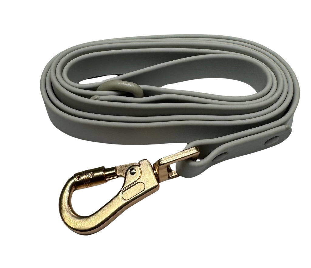 LOTTIE AND LOTUS WATERPROOF DOG LEAD [CLR:CLOUD GREY]