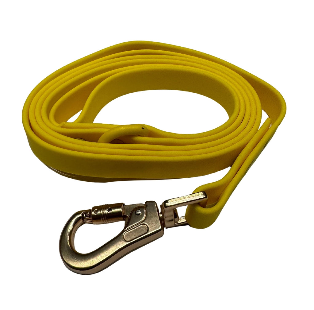 LOTTIE AND LOTUS WATERPROOF DOG LEAD [CLR:SUNSHINE YELLOW]