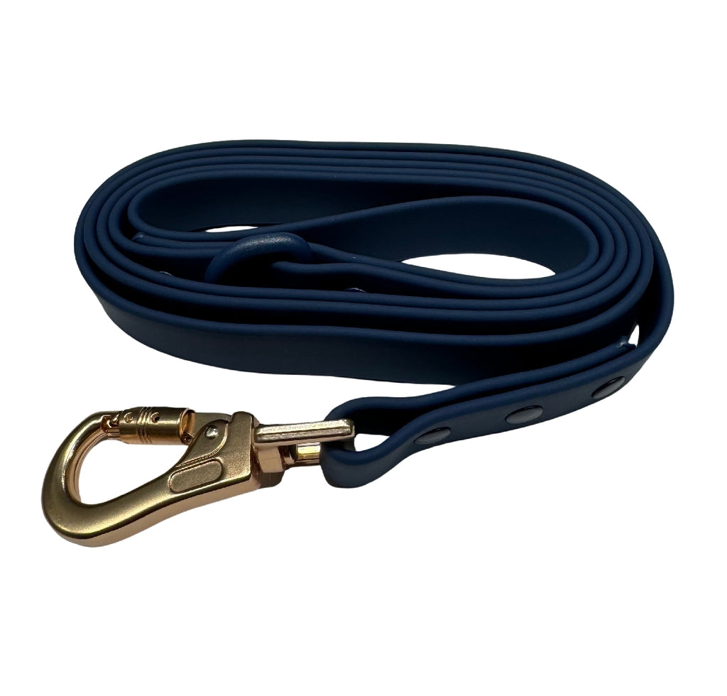 LOTTIE AND LOTUS WATERPROOF DOG LEAD [CLR:NAVY BLUE]