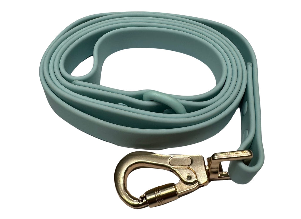 LOTTIE AND LOTUS WATERPROOF DOG LEAD [CLR:SEA FOAM BLUE]