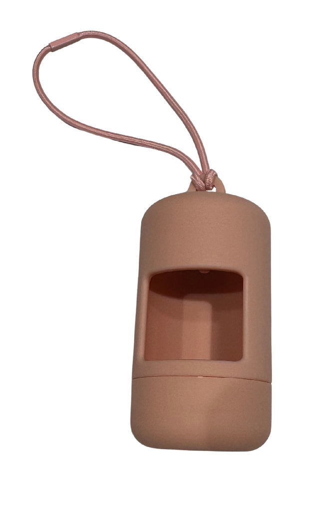 LOTTIE AND LOTUS WATERPROOF POO BAG DISPENSER [CLR:PALE PEACH]