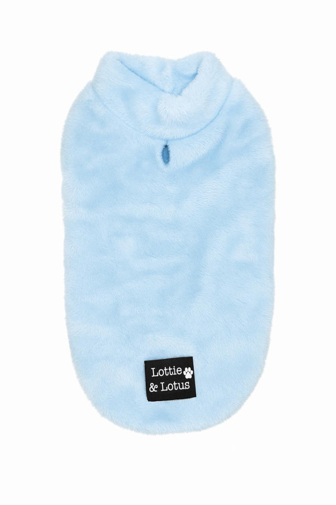 LOTTIE AND LOTUS SNUGGLEBUG JUMPER SEA FOAM BLUE [LTH:30cm]