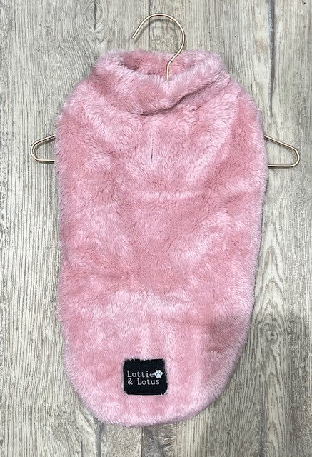 LOTTIE AND LOTUS SNUGGLEBUG JUMPER PINK LEMONADE [LTH:35cm]