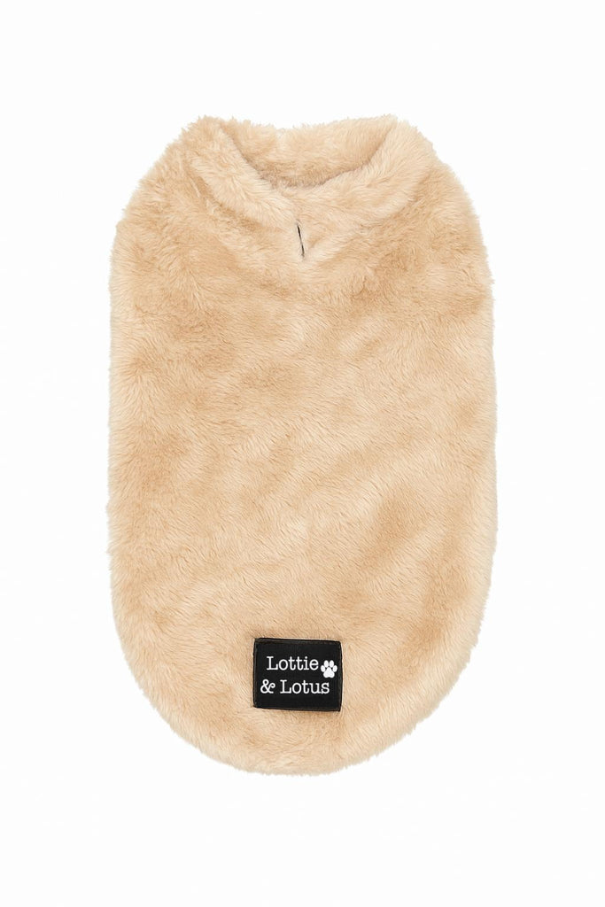 LOTTIE AND LOTUS SNUGGLEBUG JUMPER AUTUMN TAN [LTH:50cm]
