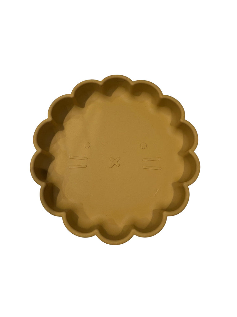LOTTIE AND LOTUS SILICONE DAISY CAT BOWL [CLR:MUSTARD YELLOW]