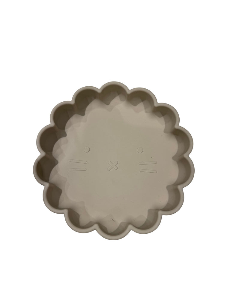 LOTTIE AND LOTUS SILICONE DAISY CAT BOWL [CLR:SAND BEIGE]