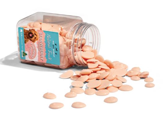 THE PET PROJECT YOGHURT DROPS STRAWBERRY 250G