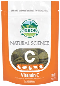 OXBOW NATURAL SCIENCE VITAMIN C SUPPLEMENT TREATS FOR SMALL ANIMALS120G