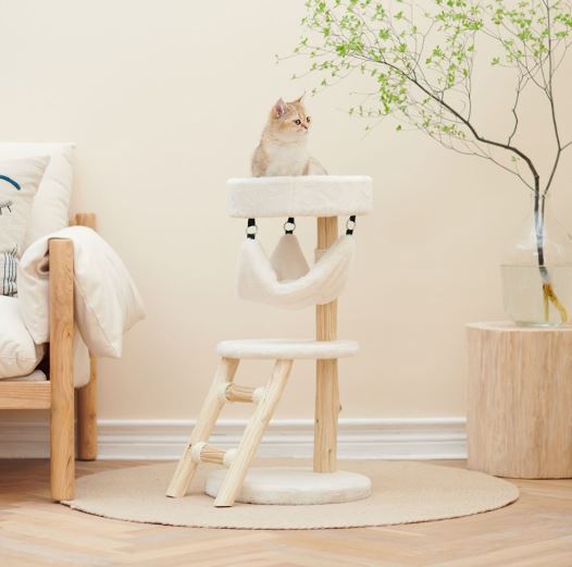 SCRATCHER PETSBELLE DEVOTION SOLID WOOD 